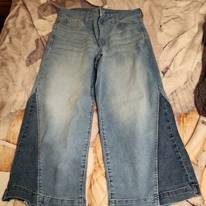 Time and Tru Light Blue High Rise Wide Leg Jeans Size 6